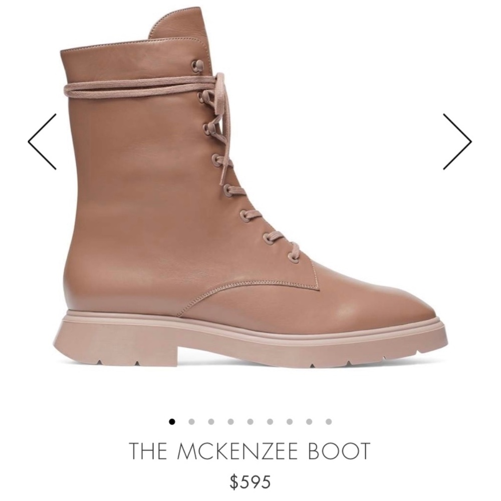 Stuart Weitzman McKenzie Ankle Boots in Tan